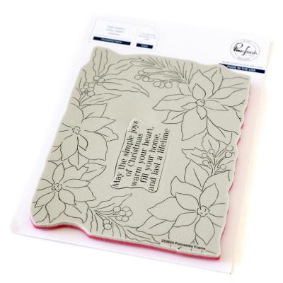 Pinkfresh Studio Stempel - Poinsettia Frame